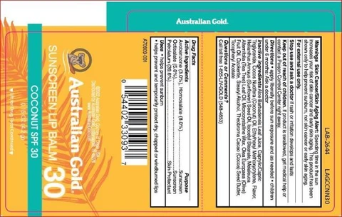Australian Gold SPF 30 Lip Balm 포장
