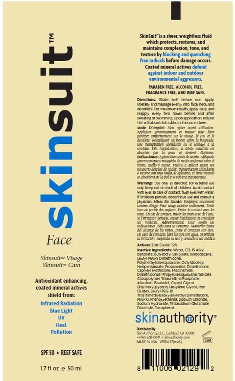 SKINSUIT FACESPF 50 포장