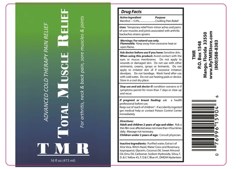 TOTAL MUSCLE RELIEF 16oz