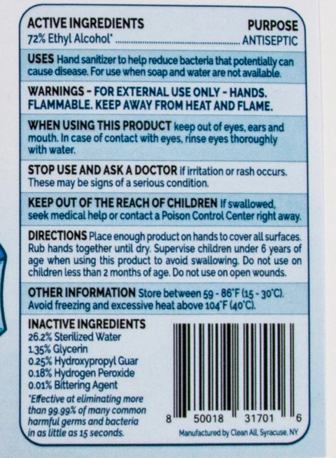 Hand Sanitizer Gel packaging