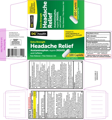 Headache Relief packaging