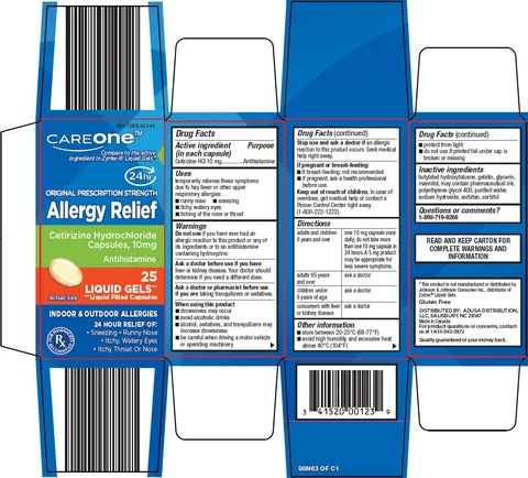 careone allergy relief 포장