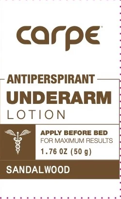 Carpe Antiperspirant Sandalwood 포장