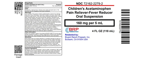 Childrens Acetaminophen packaging