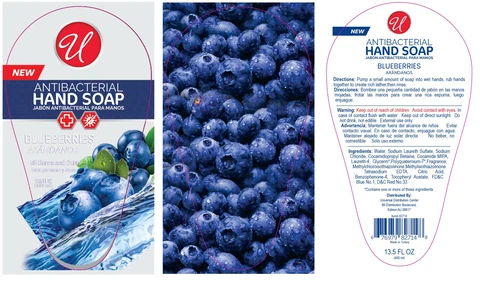 ANTIBACTERIAL HANDWASHBLUEBERRIES 포장