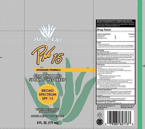 ALOE UP PRO 15 포장