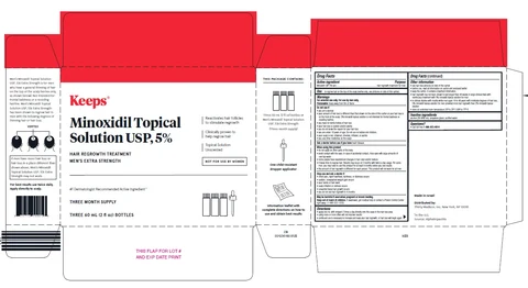 Keeps Minoxidil Topical Solution, 5% 포장
