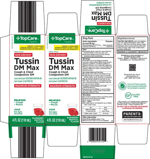 topcare tussin dm max 포장