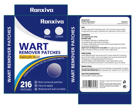 Ronxiva WART REMOVER Patches packaging