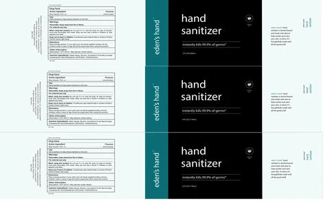 Hand Sanitizer packaging