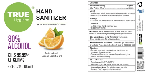 Hand Sanitizer packaging