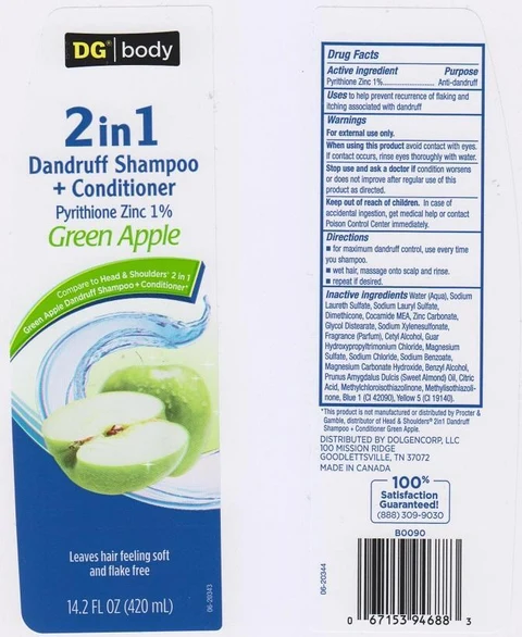 DG BODY2 IN 1 GREEN APPLE 포장
