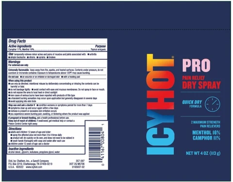 Icy Hot Pro Dry 포장