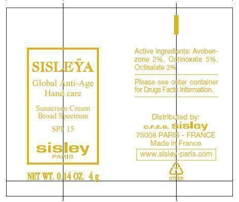 SISLEYA Global Anti-Age Hand careSPF 15 포장
