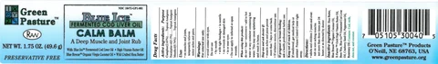Blue Ice Fermented Cod Liver Oil Calm Balm 포장