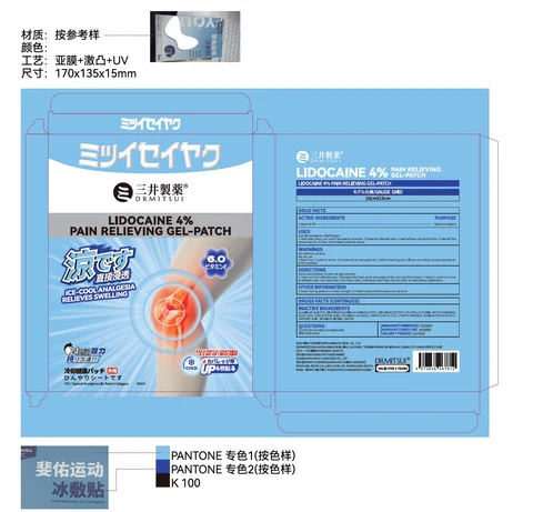 DRMITSUI Lidocaine 4% Pain Relieving Gel 포장