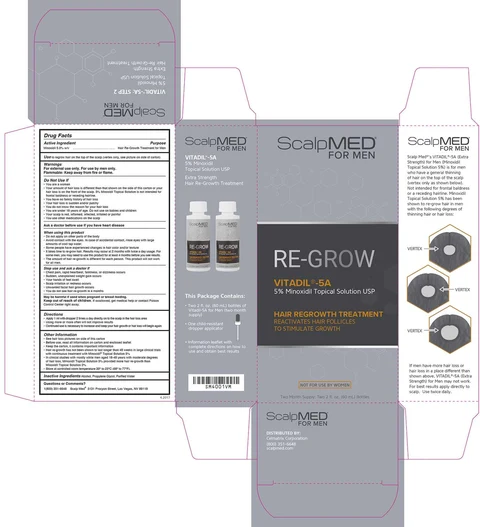 ScalpMED for Men - VITADIL-5A Hair Regrowth Treatment 포장