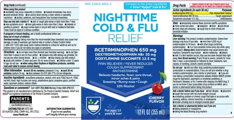Cold and Flu ReliefNighttime 포장