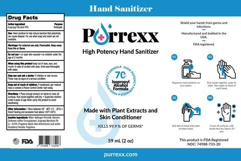 Hand Sanitizer packaging