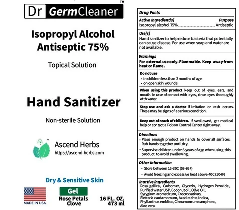 Hand Sanitizer packaging