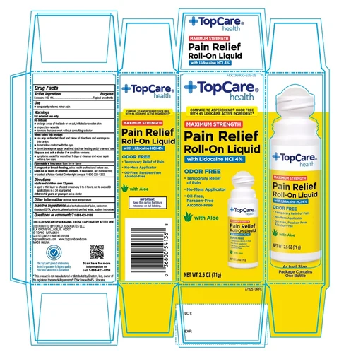 TopCare Pain Relief Maximum Strength packaging