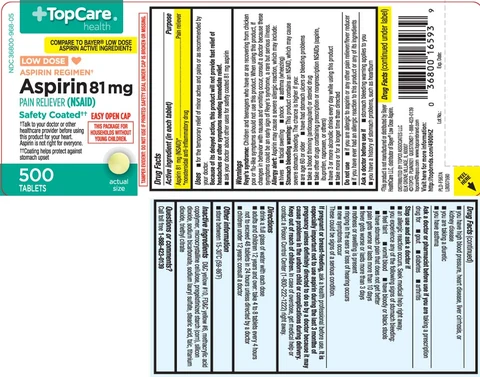 Aspirin 포장