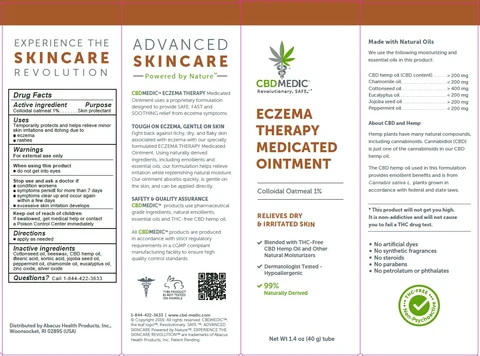CBDMEDIC Eczema Therapy packaging