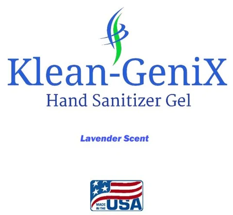 Klean GeniX Hand Sanitizer Gel Lavender 포장