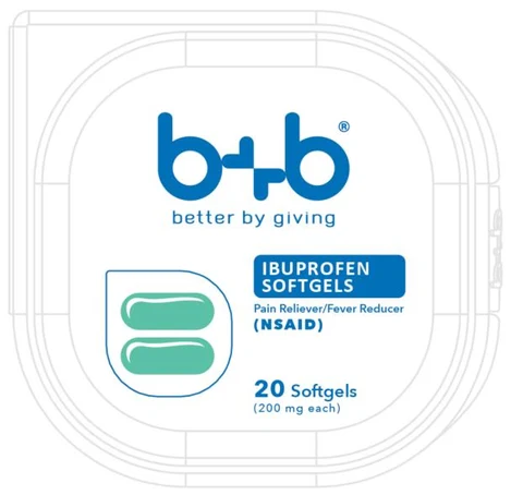 Ibuprofen Softgels 포장
