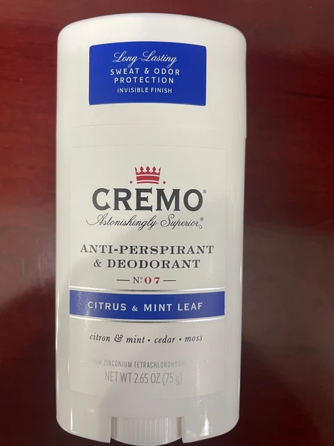 Cremo Antiperspirant Citrus 포장