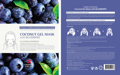 Leaders Coconut Mask with Blueberry packaging
