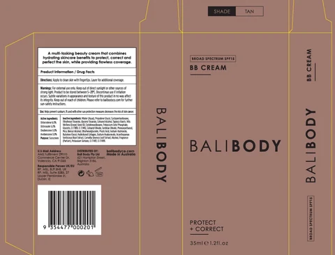 Bali Body BB Cream SPF 15 Tan 포장