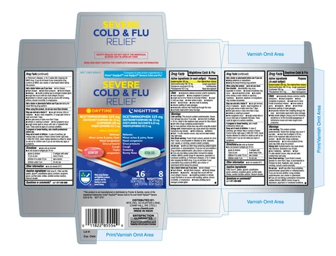 DAY-NIGHT SEVERE COLD AND FLU 포장