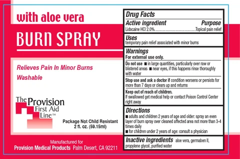 Burn with Aloe packaging