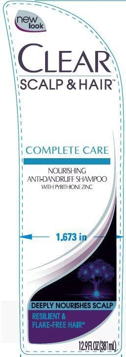 ClearComplete Care Nourishing AntiDandruff 포장