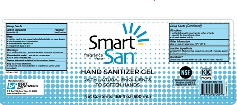 Smart San Hand Sanitizer 포장
