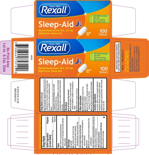 Sleep Aid packaging