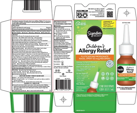 childrens allergy relief packaging
