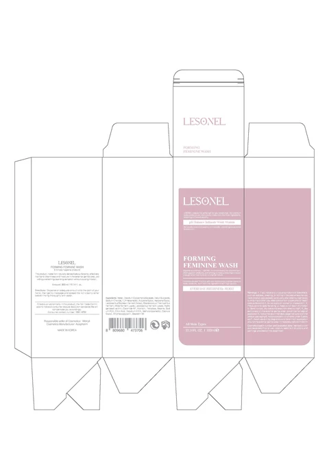 LESONEL FORMING FEMININE WASH packaging