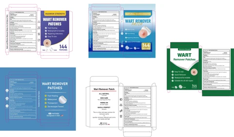 Knee Pain Relief Patch packaging