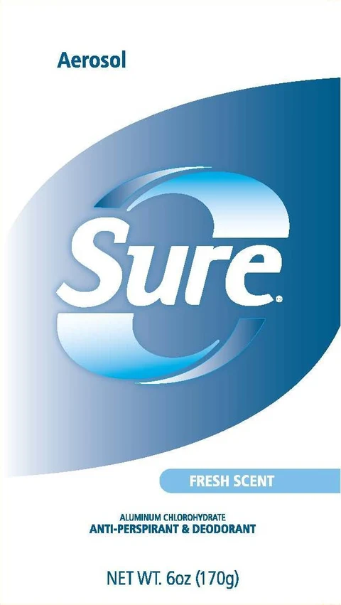 Sure Antiperspirant Deodorant Fresh 포장