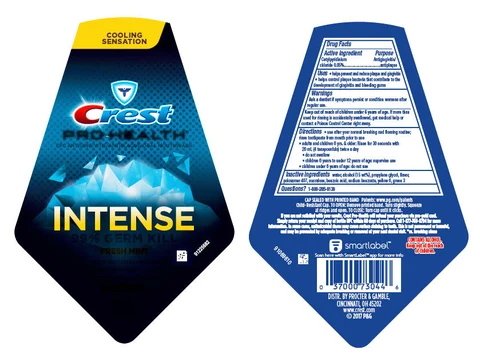 Crest Pro-HealthIntense Fresh Mint 포장