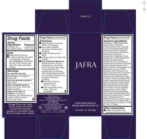 Caramel Long Wear Makeup Broad Spectrum SPF 20 포장