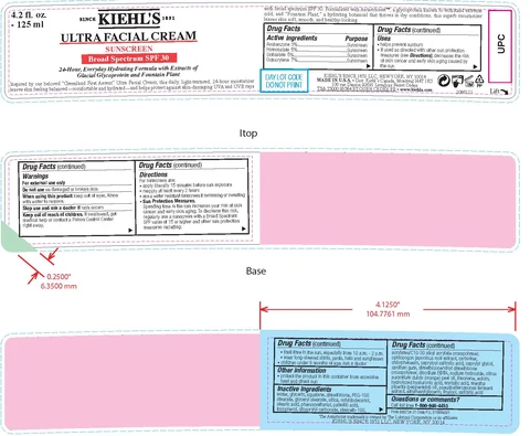 Kiehls Since 1851 Ultra Facial Broad Spectrum SPF 30 Sunscreen 포장