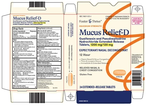 foster and thrive mucus relief d packaging