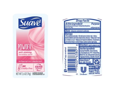 Suave packaging