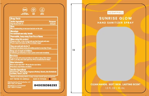 Scentfull Hand SanitizerSunrise Glow 포장