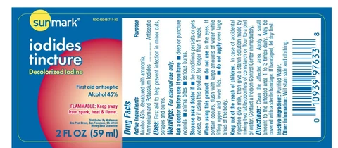 Sunmark Iodides Tincture 포장