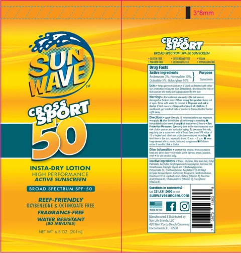 Sun Wave Cross Sport Insta Dry SPF 50 포장