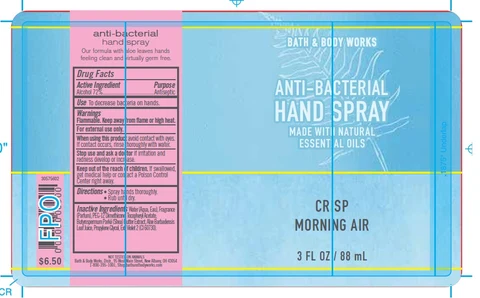 Anti-Bacterial HandCrisp Morning Air 포장